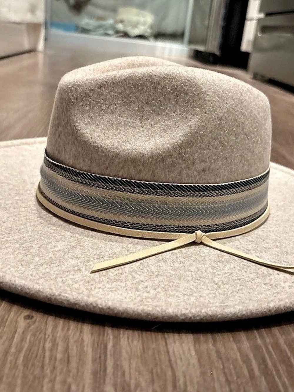 Lack of Color Wide Brim Hat Beige